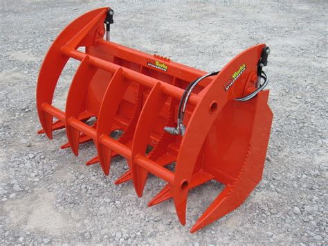 ebay skid steer root grapple|60 inch root rake grapple.